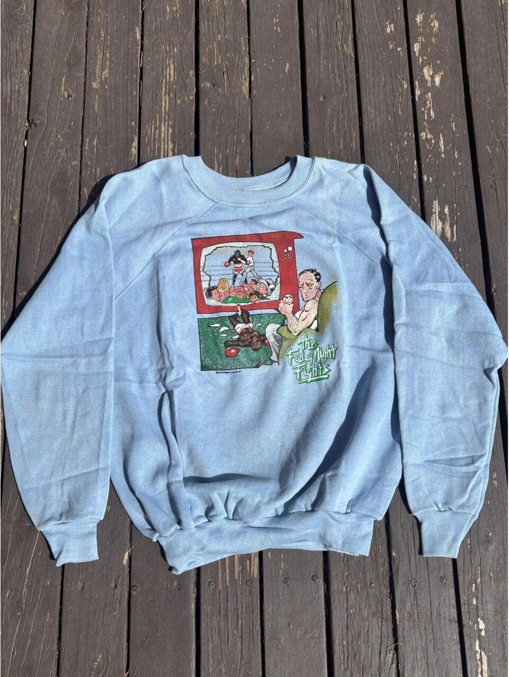 1985 single stitch VINTAGE boxing pullover